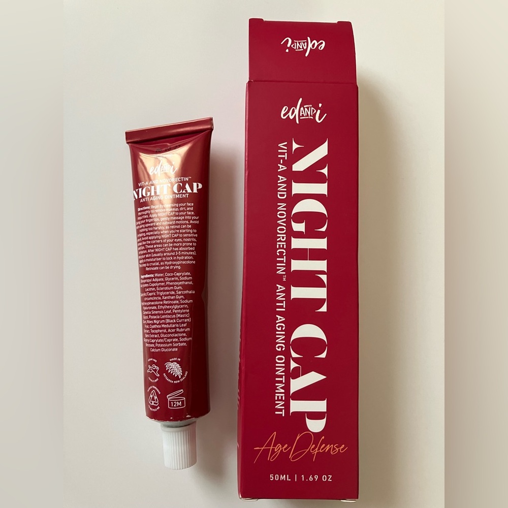 edANDi - Night Cap Facial Night Cream, Anti-aging ointment, 1.69oz
